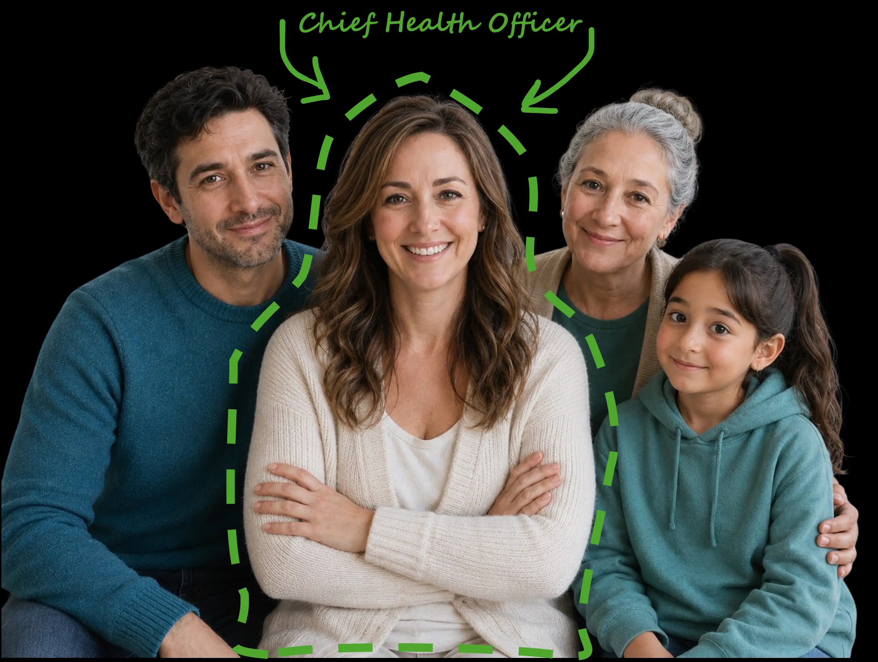 The chief health officer of a family is the person who organizes family health details